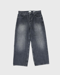 Baggy Black Wash Jeans | 36